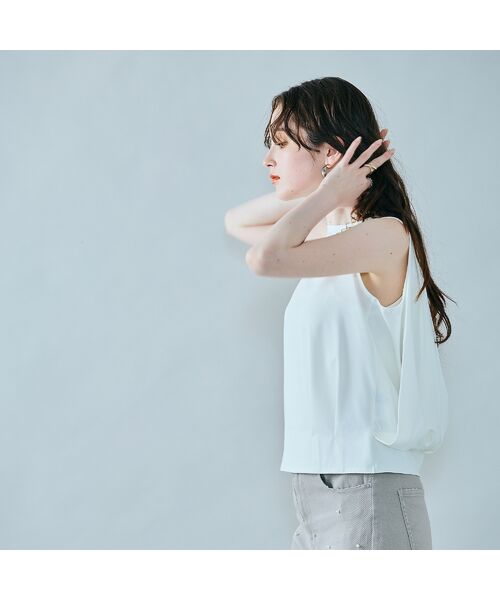 Rose Tiara / ローズティアラ カットソー | バックシャンノースリーブカットソー | 詳細3