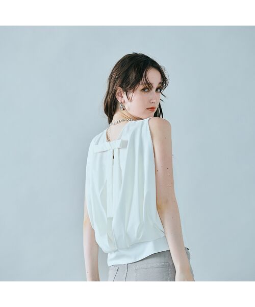 Rose Tiara / ローズティアラ カットソー | バックシャンノースリーブカットソー | 詳細4