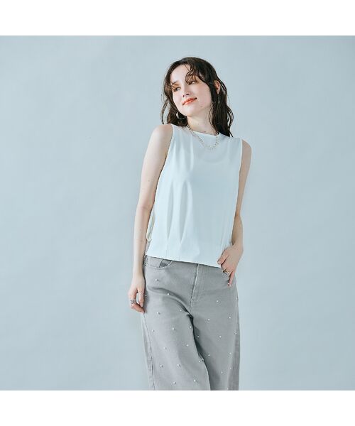 Rose Tiara / ローズティアラ カットソー | バックシャンノースリーブカットソー | 詳細6