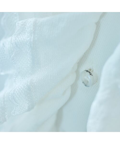 Rose Tiara / ローズティアラ ニット・セーター | フリル付きポロニット | 詳細4