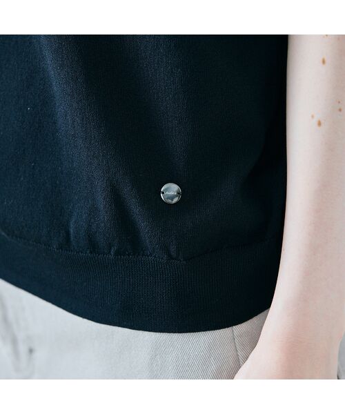 Rose Tiara / ローズティアラ ニット・セーター | フリル付きポロニット | 詳細12