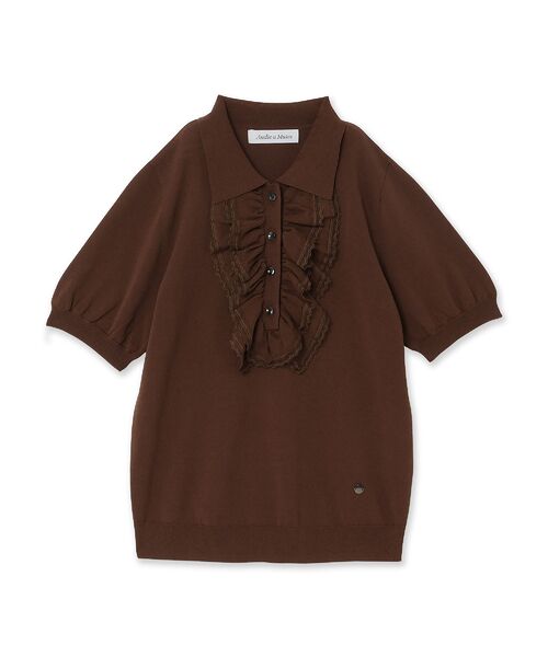 Rose Tiara / ローズティアラ ニット・セーター | フリル付きポロニット | 詳細13