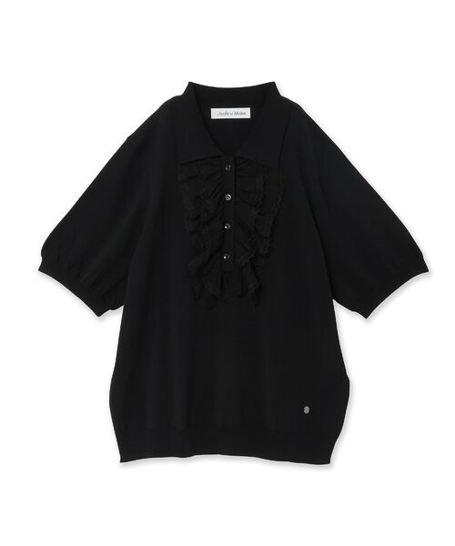 Rose Tiara / ローズティアラ ニット・セーター | フリル付きポロニット | 詳細17