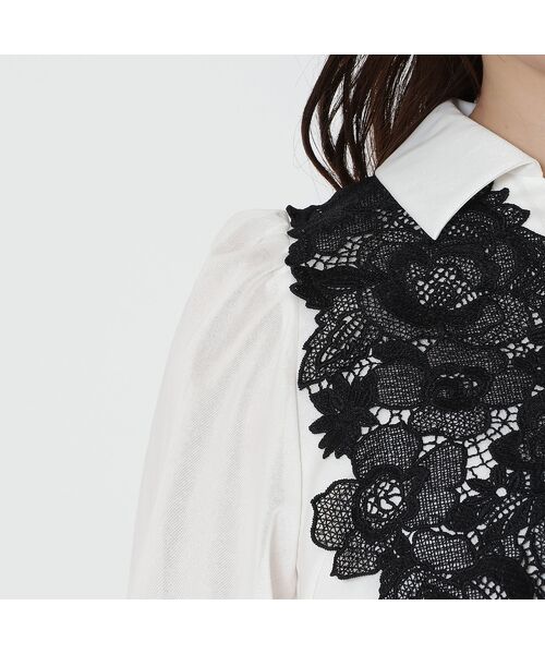 Rose Tiara / ローズティアラ シャツ・ブラウス | 【接触冷感/手洗いOK】ケミカルレースブラウス | 詳細11