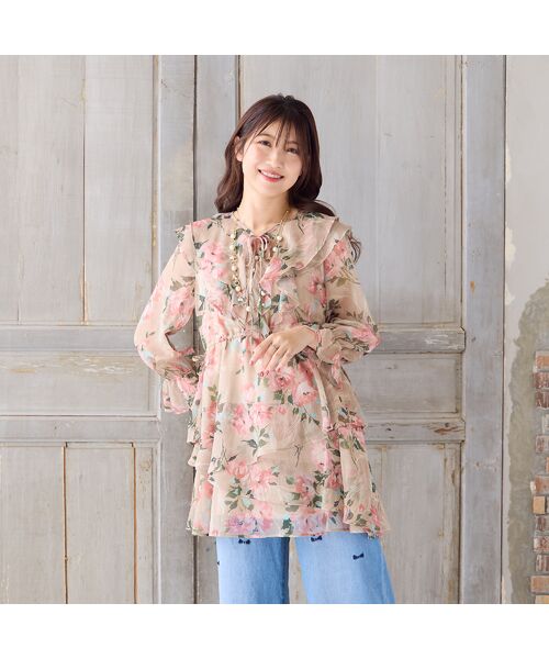 Rose Tiara / ローズティアラ シャツ・ブラウス | フリルチュニック | 詳細1