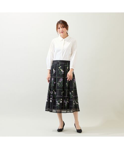 Rose Tiara / ローズティアラ シャツ・ブラウス | 【2way】【接触冷感/UVカット/イージーケア/手洗いOK】レース襟ブラウス | 詳細3