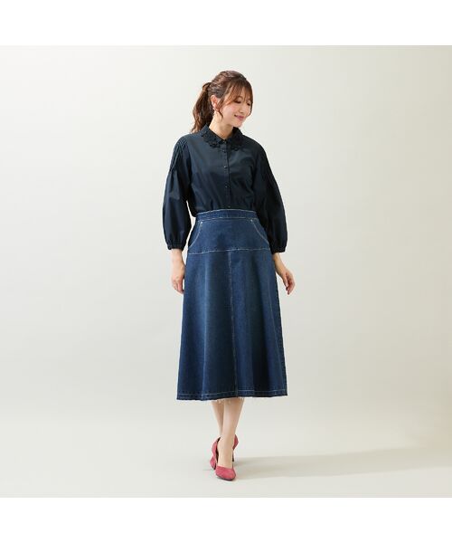 Rose Tiara / ローズティアラ シャツ・ブラウス | 【2way】【接触冷感/UVカット/イージーケア/手洗いOK】レース襟ブラウス | 詳細5