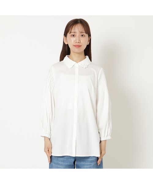 Rose Tiara / ローズティアラ シャツ・ブラウス | 【2way】【接触冷感/UVカット/イージーケア/手洗いOK】レース襟ブラウス | 詳細8