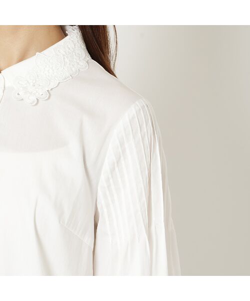 Rose Tiara / ローズティアラ シャツ・ブラウス | 【2way】【接触冷感/UVカット/イージーケア/手洗いOK】レース襟ブラウス | 詳細12