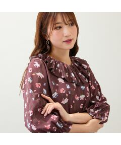 Rose Tiara / ローズティアラ シャツ・ブラウス | 【セットアップ対応】フラワープリントブラウス