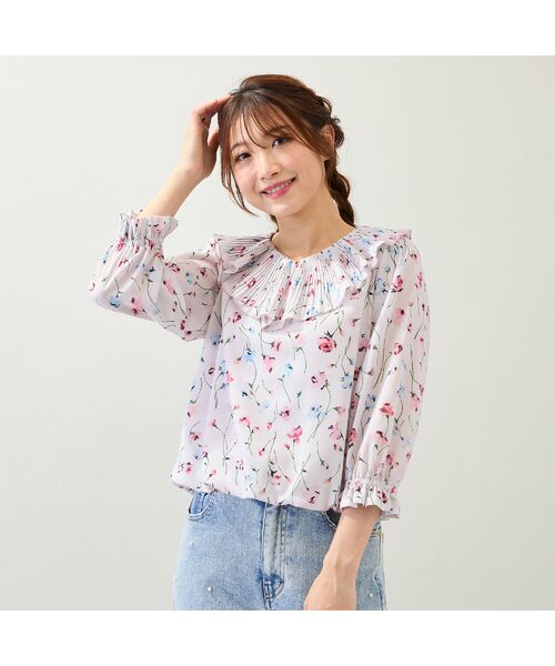 Rose Tiara / ローズティアラ シャツ・ブラウス | 【セットアップ対応】フラワープリントブラウス | 詳細5