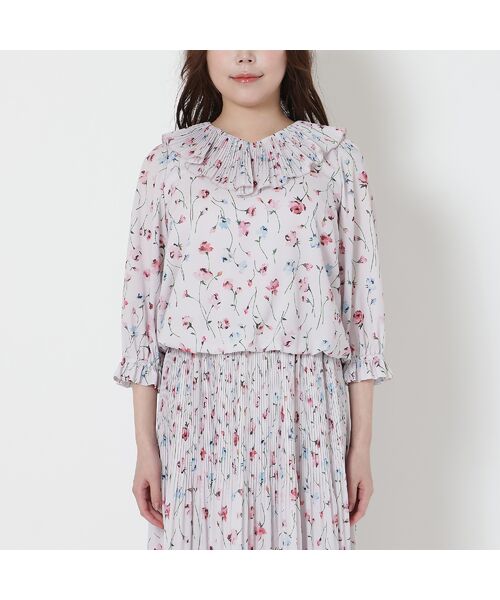 Rose Tiara / ローズティアラ シャツ・ブラウス | 【セットアップ対応】フラワープリントブラウス | 詳細8