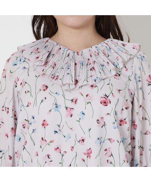 Rose Tiara / ローズティアラ シャツ・ブラウス | 【セットアップ対応】フラワープリントブラウス | 詳細11