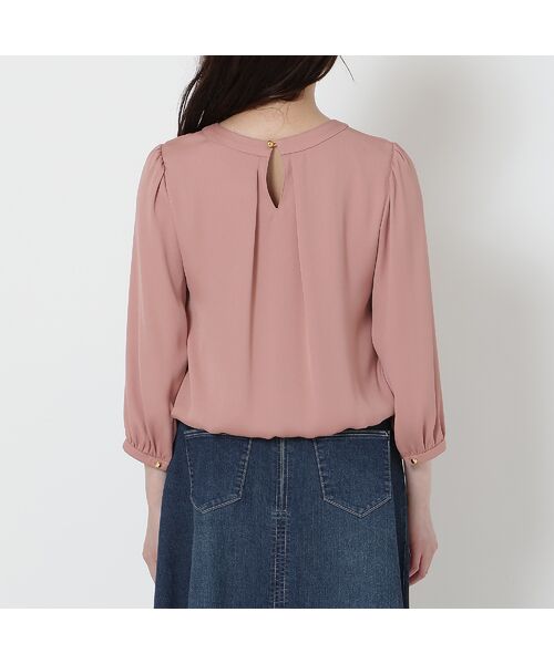 Rose Tiara / ローズティアラ シャツ・ブラウス | 【手洗いOK】リボンモチーフバルーンヘムブラウス | 詳細9