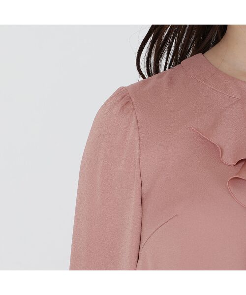 Rose Tiara / ローズティアラ シャツ・ブラウス | 【手洗いOK】リボンモチーフバルーンヘムブラウス | 詳細11