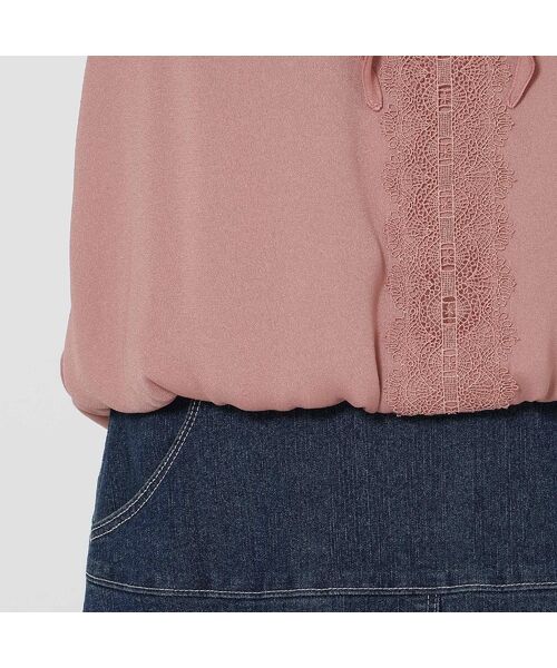 Rose Tiara / ローズティアラ シャツ・ブラウス | 【手洗いOK】リボンモチーフバルーンヘムブラウス | 詳細14