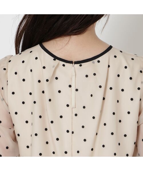 Rose Tiara / ローズティアラ シャツ・ブラウス | ドットフロッキーブラウス | 詳細14