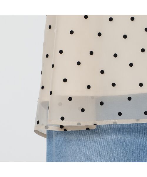 Rose Tiara / ローズティアラ シャツ・ブラウス | ドットフロッキーブラウス | 詳細15