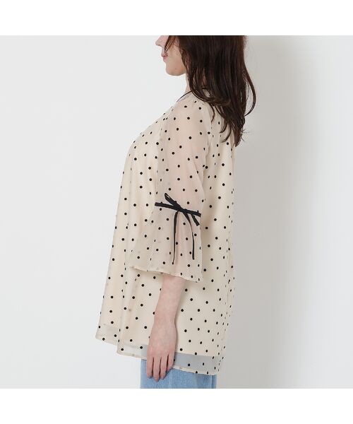 Rose Tiara / ローズティアラ シャツ・ブラウス | ドットフロッキーブラウス | 詳細8