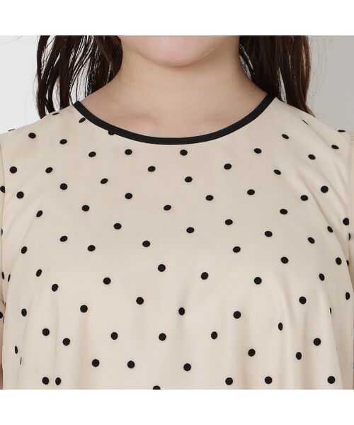 Rose Tiara / ローズティアラ シャツ・ブラウス | ドットフロッキーブラウス | 詳細10