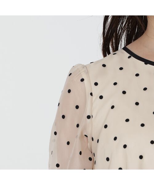 Rose Tiara / ローズティアラ シャツ・ブラウス | ドットフロッキーブラウス | 詳細11