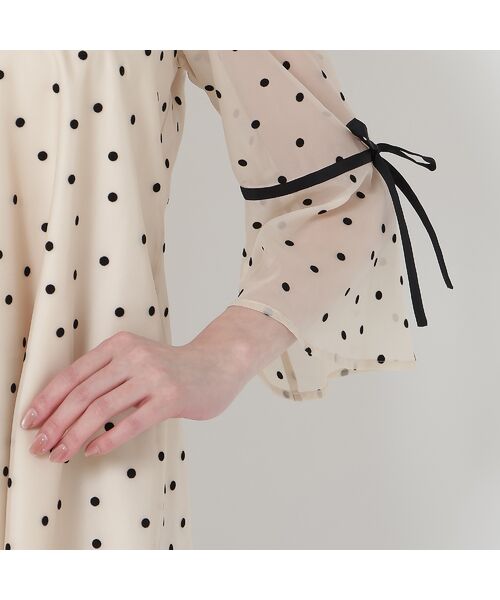 Rose Tiara / ローズティアラ シャツ・ブラウス | ドットフロッキーブラウス | 詳細12
