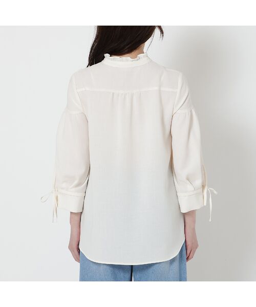 Rose Tiara / ローズティアラ シャツ・ブラウス | 【接触冷感/イージーケア/手洗いOK】フリルブラウス | 詳細12