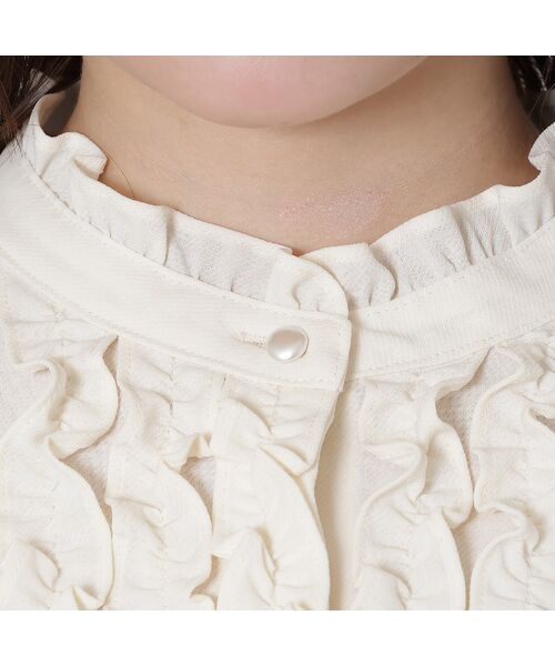 Rose Tiara / ローズティアラ シャツ・ブラウス | 【接触冷感/イージーケア/手洗いOK】フリルブラウス | 詳細14