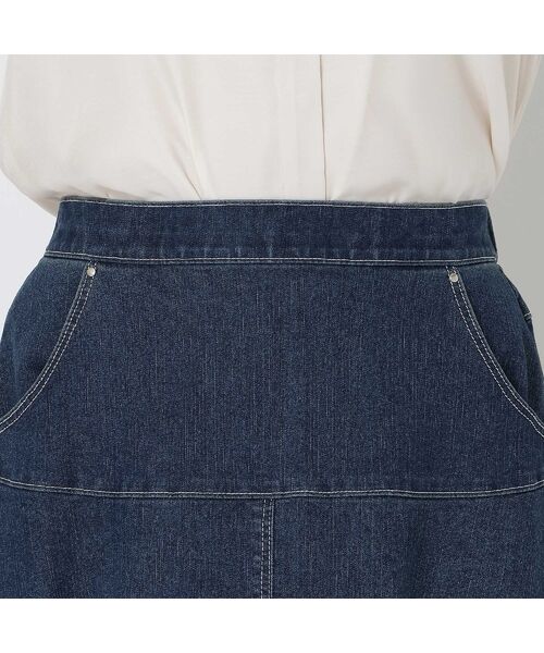 Rose Tiara / ローズティアラ ミニ・ひざ丈スカート | 【手洗いOK】フレアデニムスカート | 詳細16