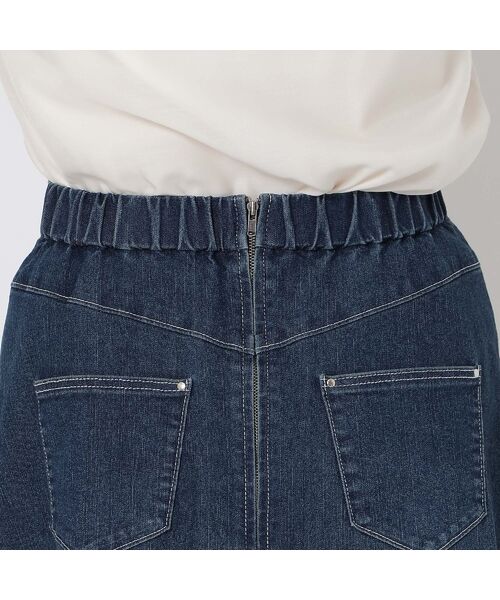 Rose Tiara / ローズティアラ ミニ・ひざ丈スカート | 【手洗いOK】フレアデニムスカート | 詳細18