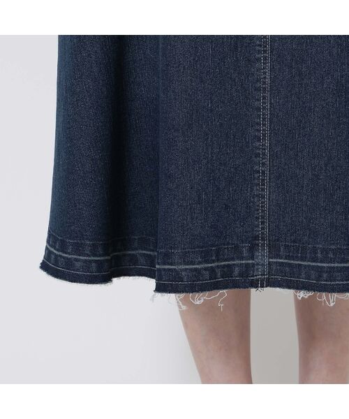 Rose Tiara / ローズティアラ ミニ・ひざ丈スカート | 【手洗いOK】フレアデニムスカート | 詳細19