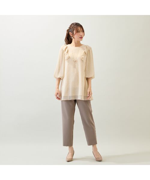 Rose Tiara / ローズティアラ その他パンツ | 【人気シルエット】【手洗いOK】ガルーダドビーパンツ | 詳細2