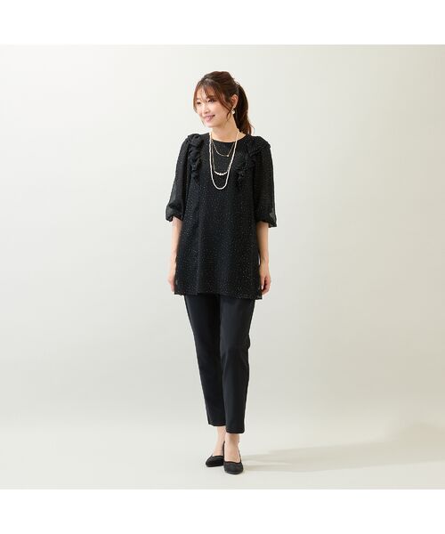 Rose Tiara / ローズティアラ その他パンツ | 【人気シルエット】【手洗いOK】ガルーダドビーパンツ | 詳細5