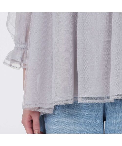 Rose Tiara / ローズティアラ カットソー | 【手洗いOK】チュール重ねカットソー | 詳細14