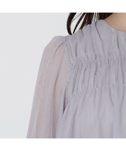 Rose Tiara / ローズティアラ カットソー | 【手洗いOK】チュール重ねカットソー | 詳細11