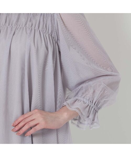 Rose Tiara / ローズティアラ カットソー | 【手洗いOK】チュール重ねカットソー | 詳細12