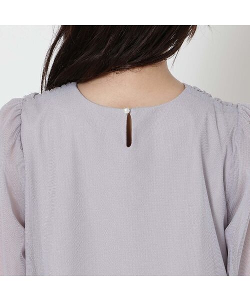 Rose Tiara / ローズティアラ カットソー | 【手洗いOK】チュール重ねカットソー | 詳細13