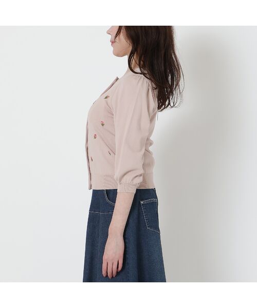 Rose Tiara / ローズティアラ ニット・セーター | 【手洗いOK】つぼみ刺繍ニットカーディガン | 詳細8