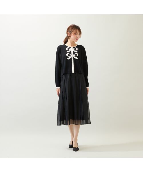 Rose Tiara / ローズティアラ ニット・セーター | 【人気再登場】リボンカーディガン | 詳細3