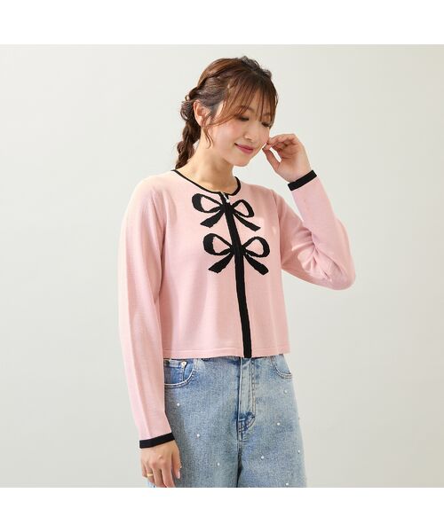 Rose Tiara / ローズティアラ ニット・セーター | 【人気再登場】リボンカーディガン | 詳細4