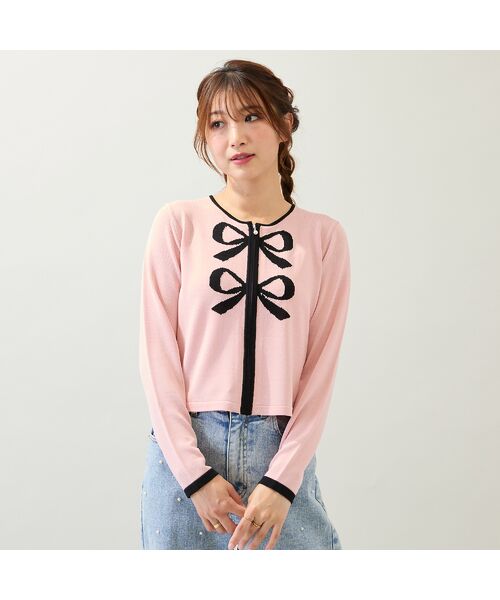 Rose Tiara / ローズティアラ ニット・セーター | 【人気再登場】リボンカーディガン | 詳細5