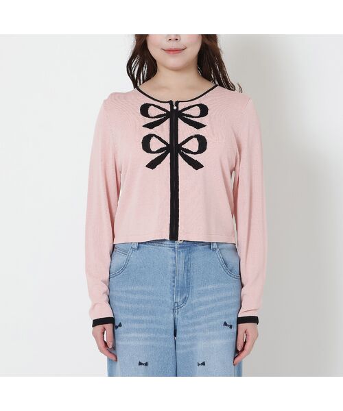 Rose Tiara / ローズティアラ ニット・セーター | 【人気再登場】リボンカーディガン | 詳細7