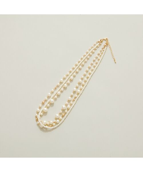 Rose Tiara / ローズティアラ ネックレス・ペンダント・チョーカー | 【3way】3連チョーカータイプネックレス | 詳細3