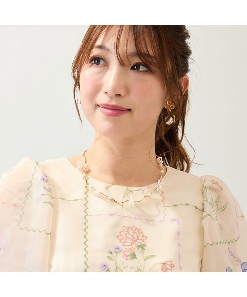 Rose Tiara / ローズティアラ ネックレス・ペンダント・チョーカー | リボンウエーブネックレス | 詳細1