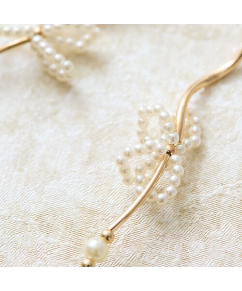 Rose Tiara / ローズティアラ ネックレス・ペンダント・チョーカー | リボンウエーブネックレス | 詳細4