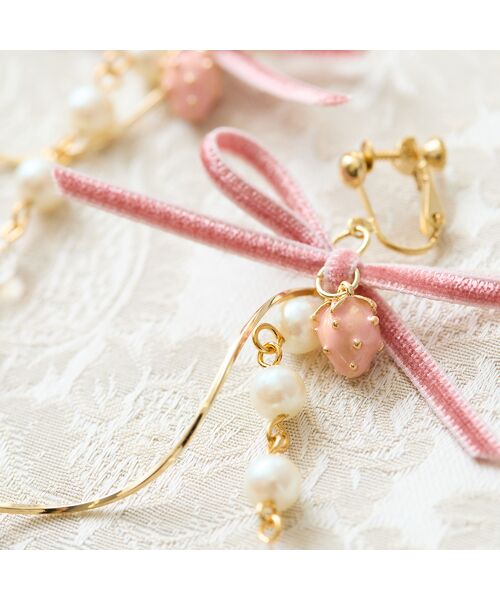 Rose Tiara / ローズティアラ ネックレス・ペンダント・チョーカー | いちごイヤリング | 詳細1