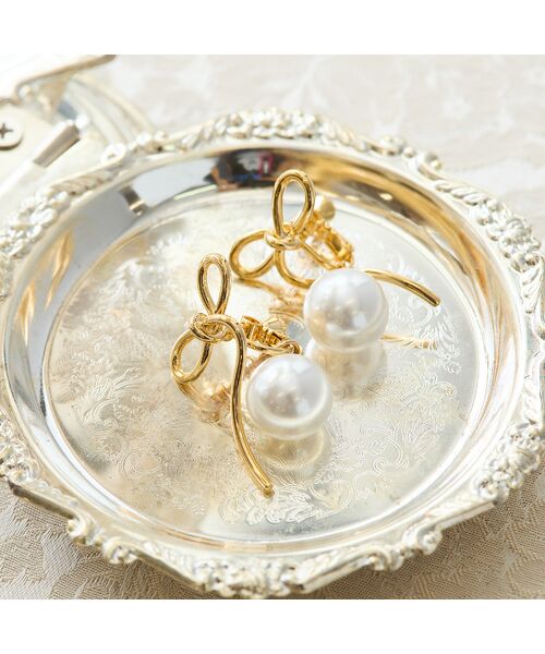 Rose Tiara / ローズティアラ ネックレス・ペンダント・チョーカー | ノットリボンイヤリング | 詳細1