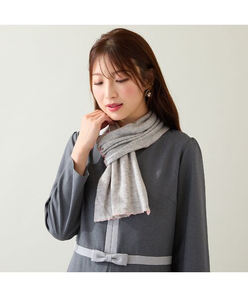 Rose Tiara / ローズティアラ マフラー・ショール・スヌード・ストール | 【リバーシブル】ミニマフラー | 詳細2