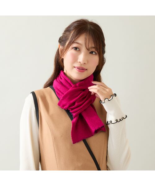 Rose Tiara / ローズティアラ マフラー・ショール・スヌード・ストール | 【リバーシブル】ミニマフラー | 詳細6