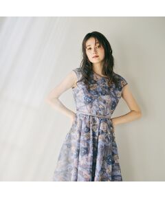 Rose Tiara / ローズティアラ ミニ丈・ひざ丈ワンピース | アールヌーボー調刺繍ワンピース